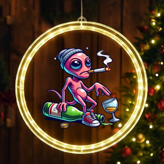 Salva Alien LED Christmas Window Lights