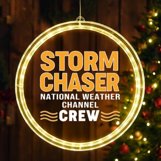 Storm Chaser Weather Forecasting LED Christmas Window Lights