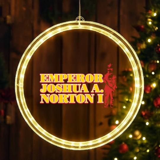 Emperor NORTONN I, San Francisco Icon LED Christmas Window Lights
