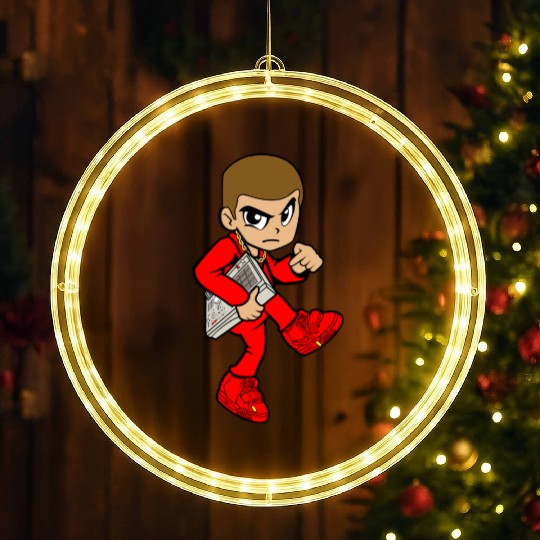 beat music dope character LED Christmas Window Lights