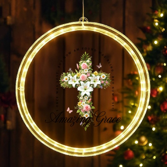 Amazing Grace LED Christmas Window Lights