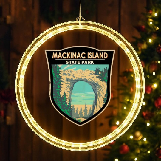 Mackinac Island LED Christmas Window Lights