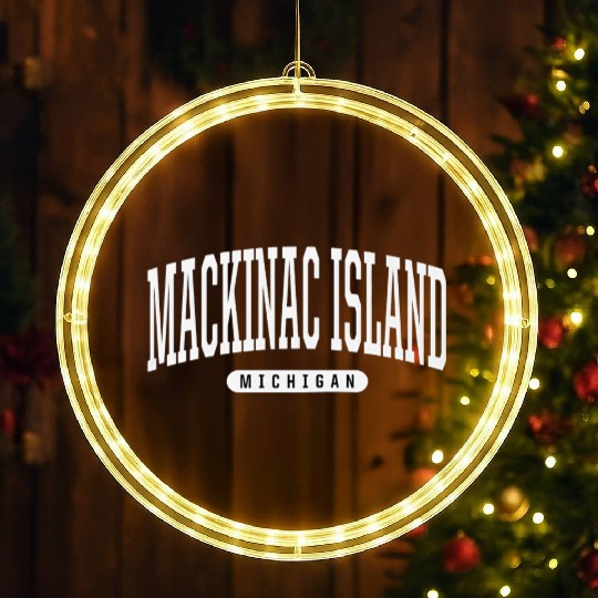 Mackinac Island LED Christmas Window Lights