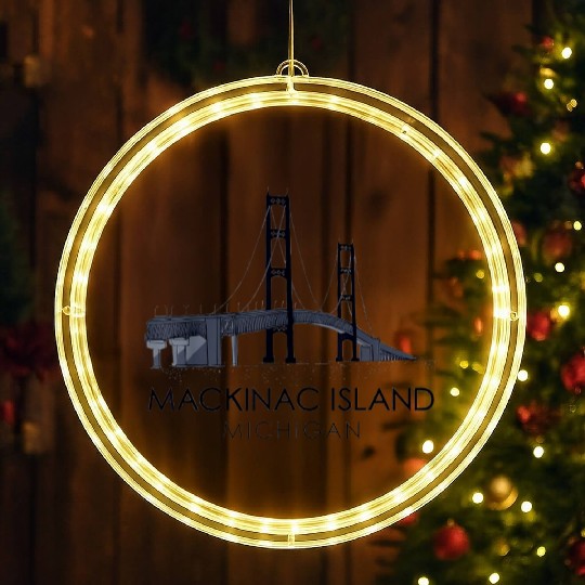 Mackinac Island LED Christmas Window Lights