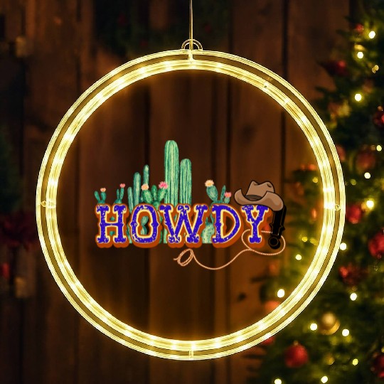 HOWDY! LED Christmas Window Lights