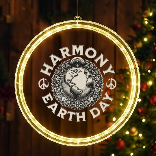 Earth Day LED Christmas Window Lights | Harmony with Nature LED Christmas Window Lights