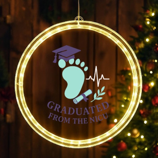 NICU Parent Pride Preemie Warrior Neonatal LED Christmas Window Lights