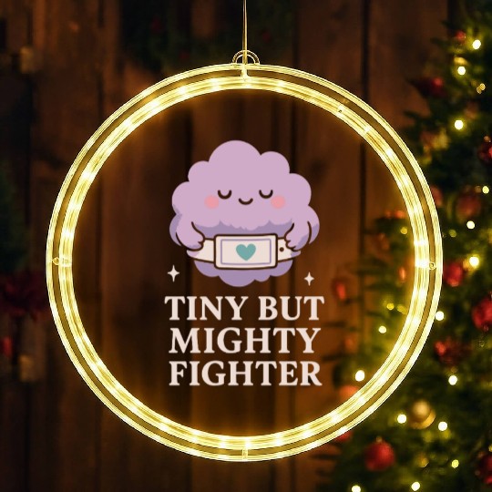 NICU Parent Pride Preemie Warrior Neonatal LED Christmas Window Lights