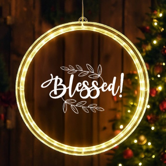 Saved with Amazing Grace LED Christmas Window Lights | Christian LED Christmas Window Lights