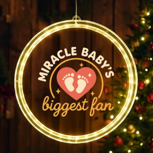 NICU Sibling Preemie Big Brother Big Sister LED Christmas Window Lights