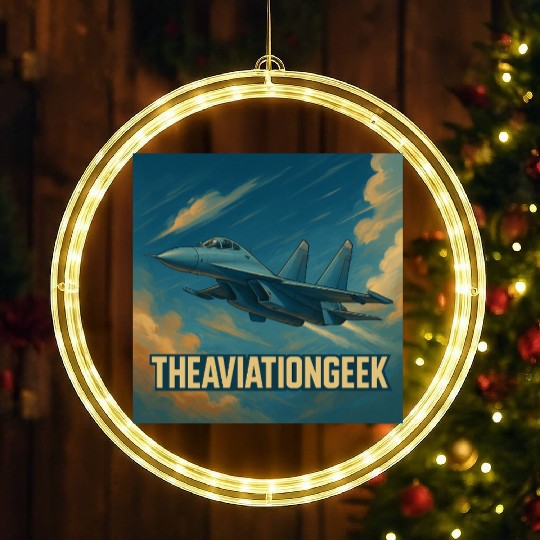 the aviation geek LED Christmas Window Lights