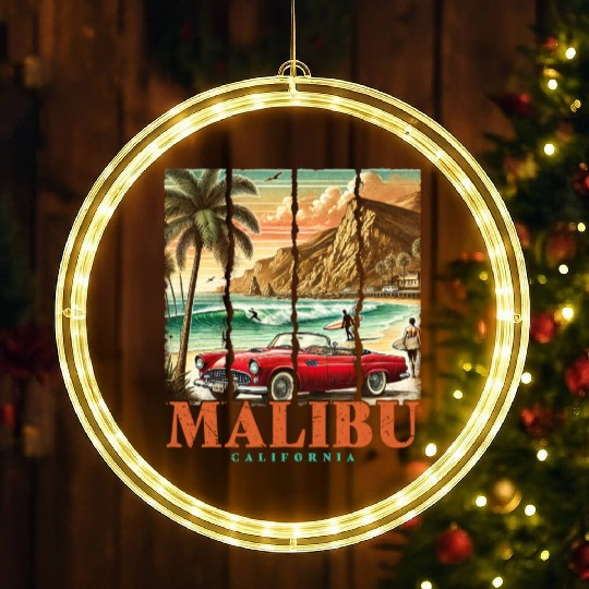 Malibu LED Christmas Window Lights