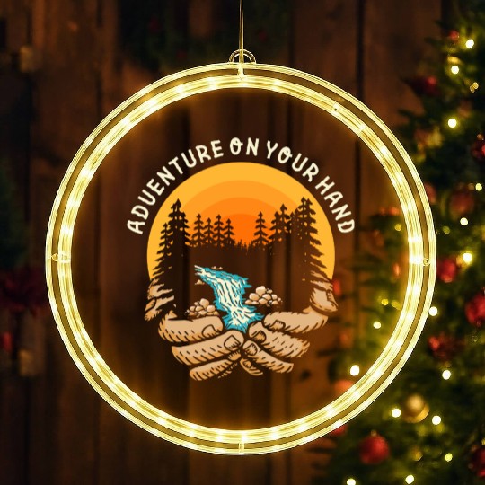 Adventure on Your Hand LED Christmas Window Lights