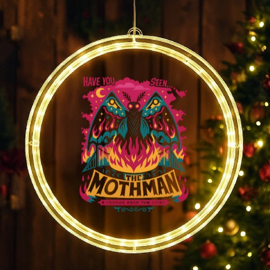 Mothman Black Bridge Have You Seen The LED Christmas Window Lights