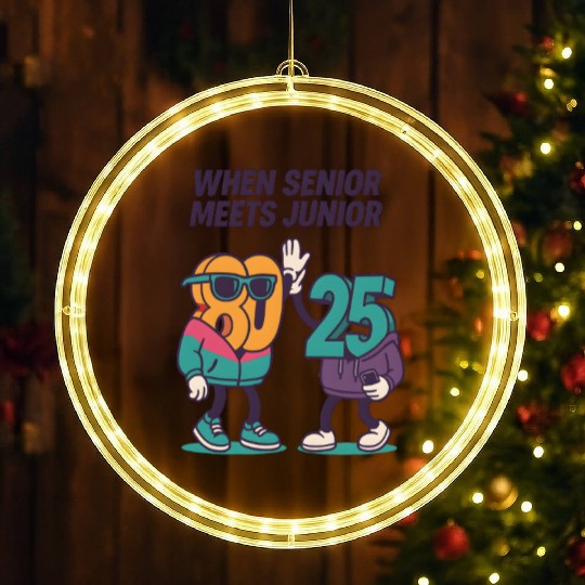 When vintage and newborn meets LED Christmas Window Lights