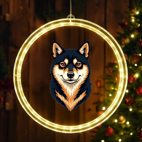 “Shiba Inu” – Bold & Beautiful Dogs LED Christmas Window Lights