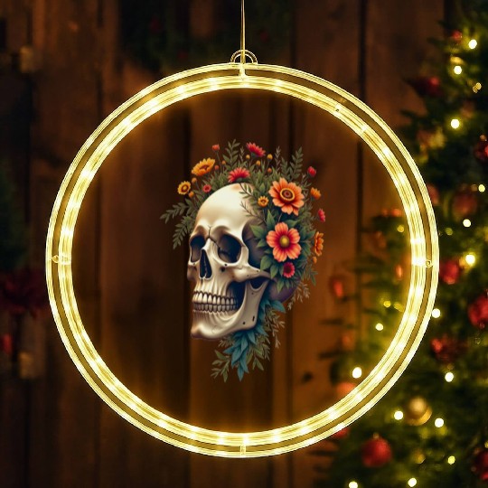 Eco Skull ❘ Nature Vibes ✦ Rebirth LED Christmas Window Lights