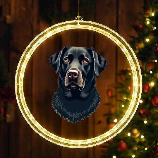 “Labrador Retriever” – Bold & Beautiful Dogs LED Christmas Window Lights