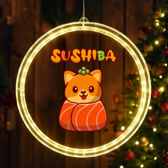 Shiba Inu - Sushiba LED Christmas Window Lights