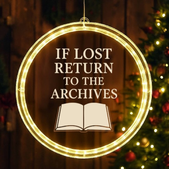 History Historian Humor Weird History History Nerd LED Christmas Window Lights