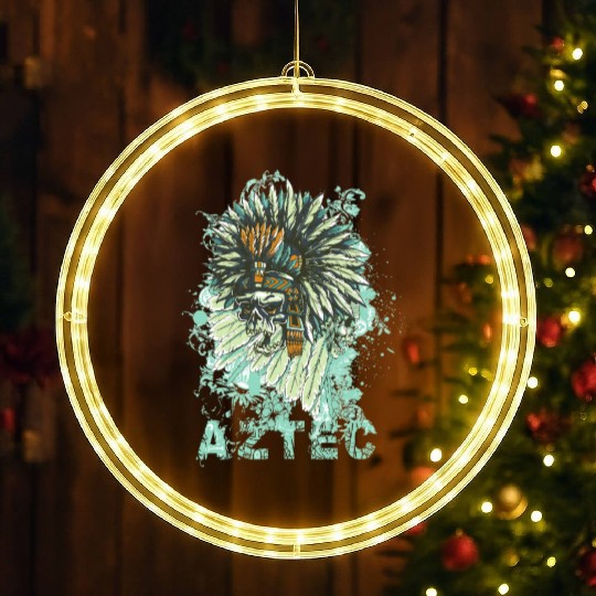 Aztec Warrior Spirit LED Christmas Window Lights
