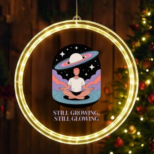 Inner Cosmos – Meditative Galaxy LED Christmas Window Lights