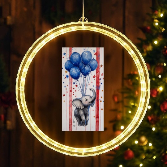 Stars, Stripes & Sweet Dreams LED Christmas Window Lights