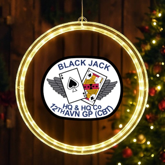 Army HQ HQ Company 12th Aviation Group Comb LED Christmas Window Lights