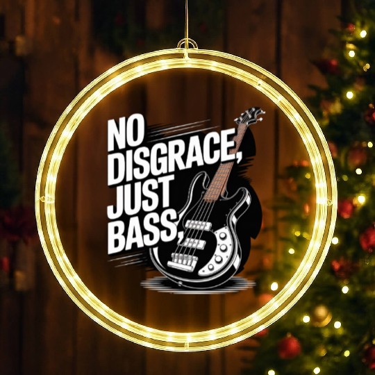No Disgrace, Just Bass LED Christmas Window Lights