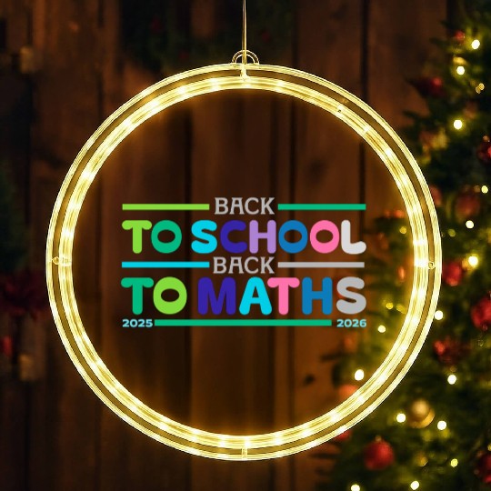 back to school LED Christmas Window Lights