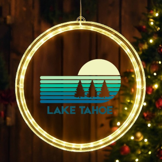 Lake Tahoe California LED Christmas Window Lights