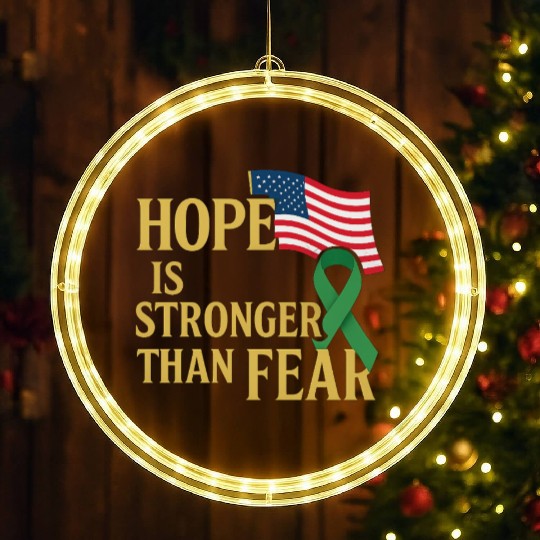 Childhood Cancer Awareness LED Christmas Window Lights