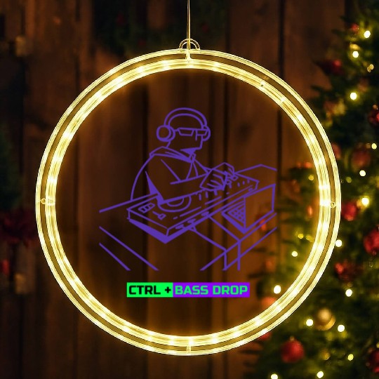 CTRL + Bass Drop DJ Software LED Christmas Window Lights