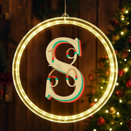 Unique Vintage '1960s' Design LED Christmas Window Lights