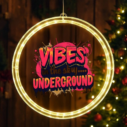 Vivid Underground Vibe LED Christmas Window Lights