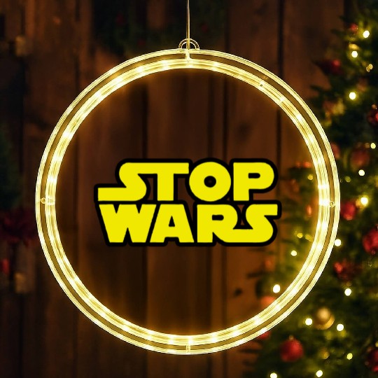 Stop Wars (Star Wars) LED Christmas Window Lights