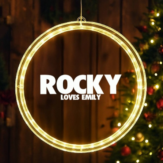 ROCKY LOVES EMILY LED Christmas Window Lights
