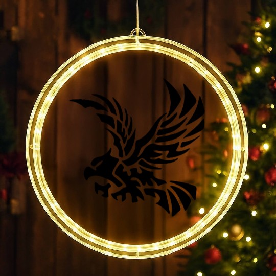 Tribal Eagle - Bird - Hawk - Flying - Freedom LED Christmas Window Lights