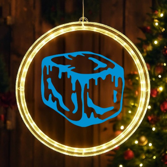 Ice Cube Design LED Christmas Window Lights