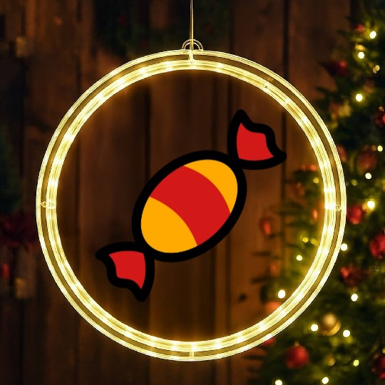 Candy Icon LED Christmas Window Lights