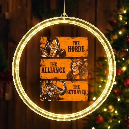 Warcraft-Warcraft stories LED Christmas Window Lights for Fans