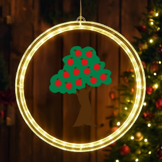 ♥ټApple Tree-Eat More Awesome Fruitټ♥ LED Christmas Window Lights