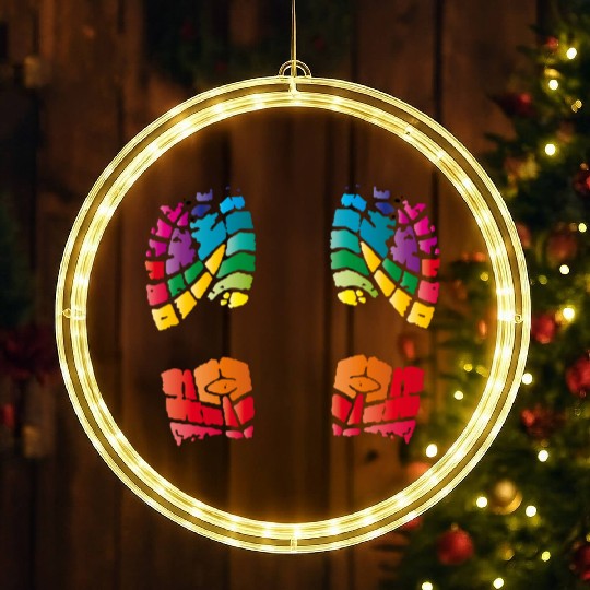 Foxtrot Uniform Charlie Kilo... FUCK OFF! LED Christmas Window Lights