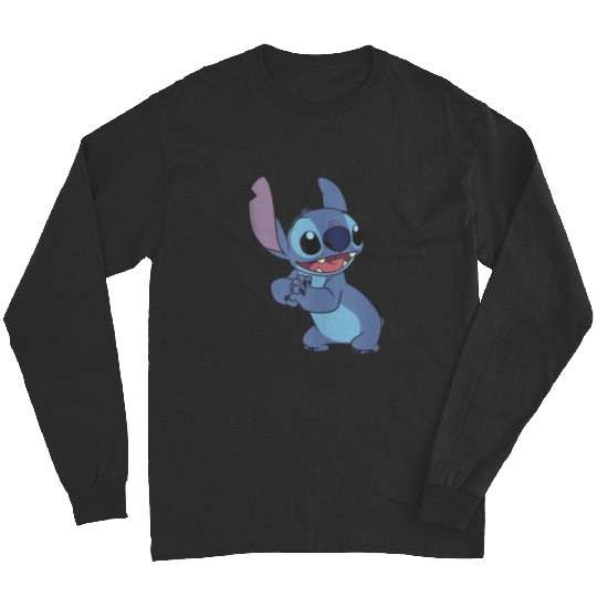 Disney Lilo Stitch Excited Cute Pose Big Chest Portrait V2 Long Sleeves