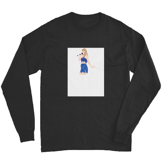 Discover taylorr swiftt the eras tour blue outfit Long Sleeves