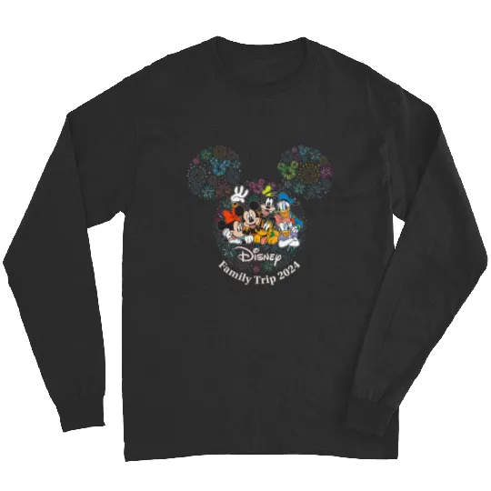 Womens disneyss mickeys Friends Fireworks Vacation Family Trip 2024  Gifts Long Sleeves
