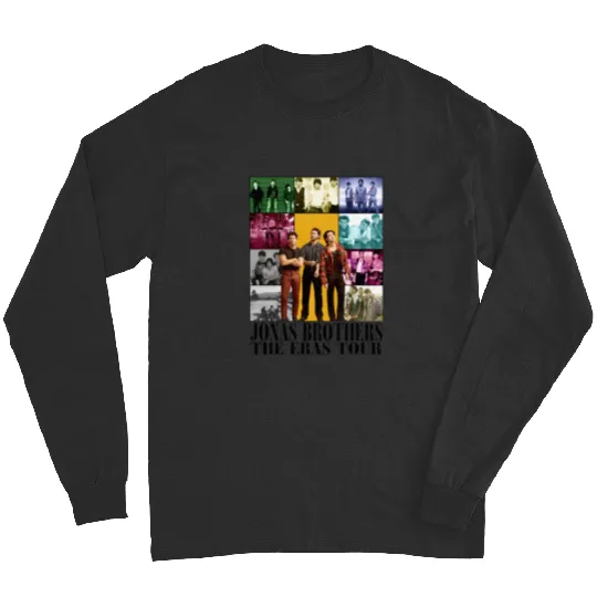 Discover JB fan merch The 2023- Vintage Jonas Brothers The Eras Tour Album 2 Long Sleeves