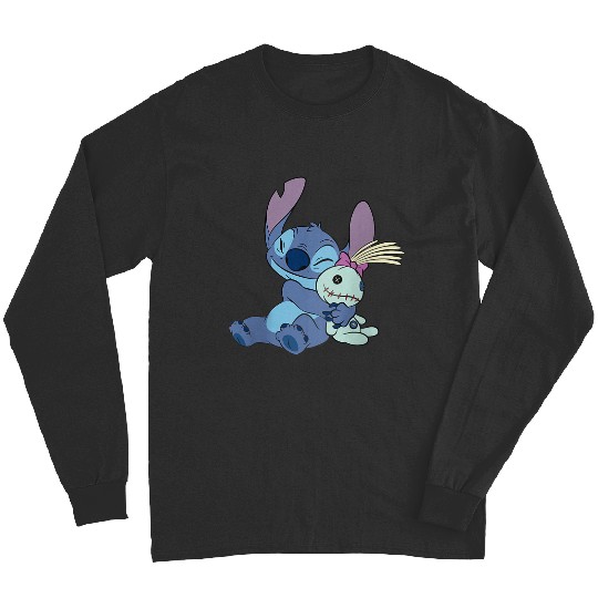 disneys Lilo Stitch Cute Stitch And Scrump Big Hug Portrait  gifts Long Sleeves