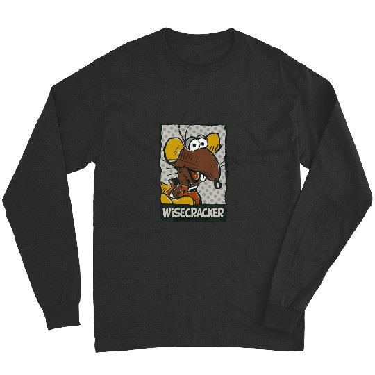 disneys The Muppets Rizzo The Rat Wisecracker Drawn Portrait Long Sleeves