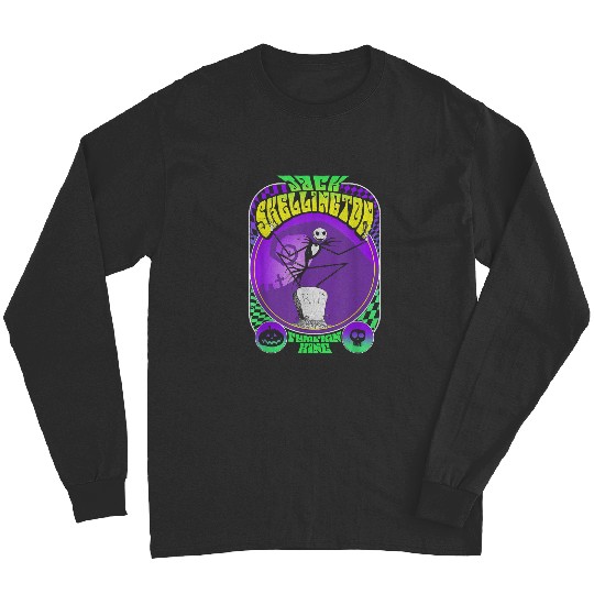 disneys Nightmare Before Christmas Retro Jack Skellington Long Sleeves